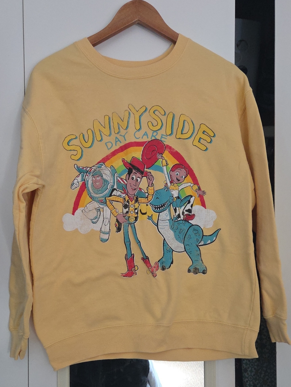 Sunnyside Day Care Yellow Toy Story Sweatshirt
